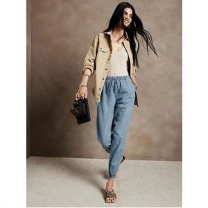 Banana Republic High-Rise Denim Jogger